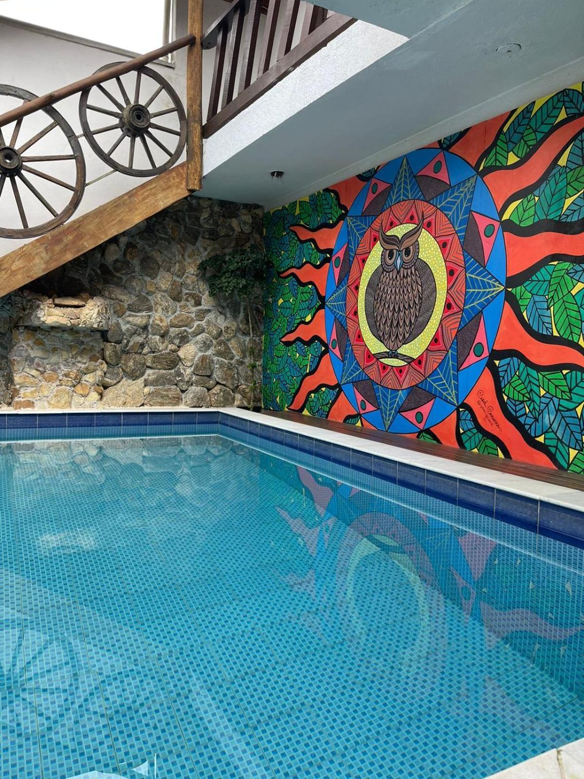 Coruja Maresias - Pousada Com Piscina, Ar Condicionado E Enxoval A 680M Da Praia Exterior foto
